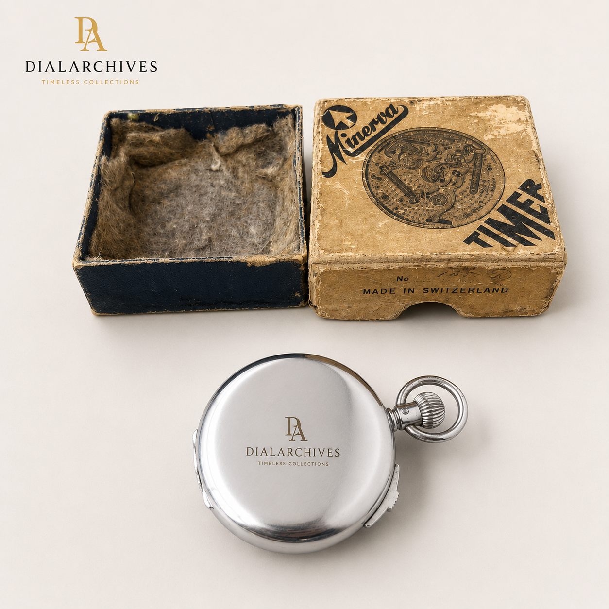 Minerva Swiss Mechanical Stopwatch- SOLD
