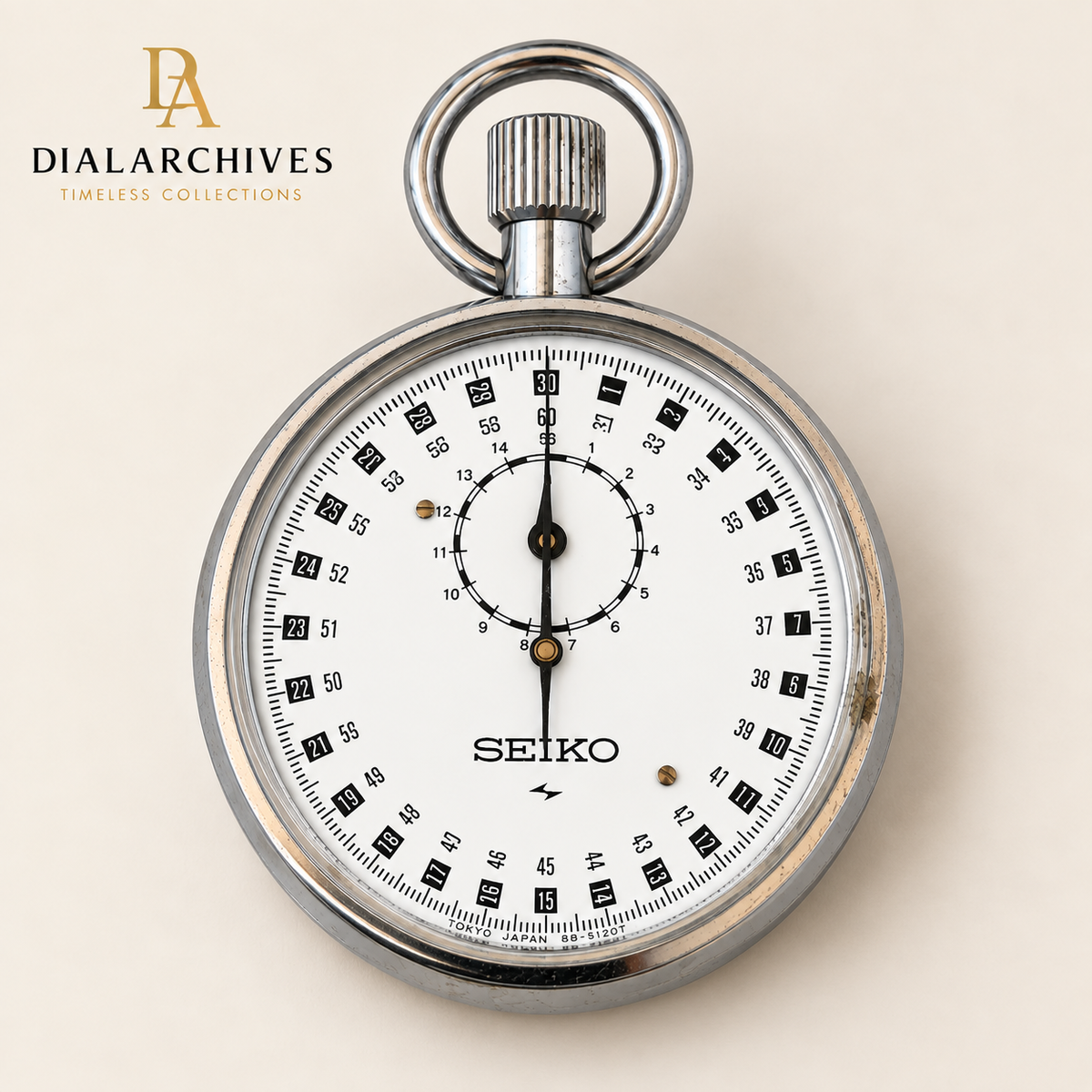 Vintage Seiko Mechanical Stopwatch 88-5120T – Made in Japan – Working Great