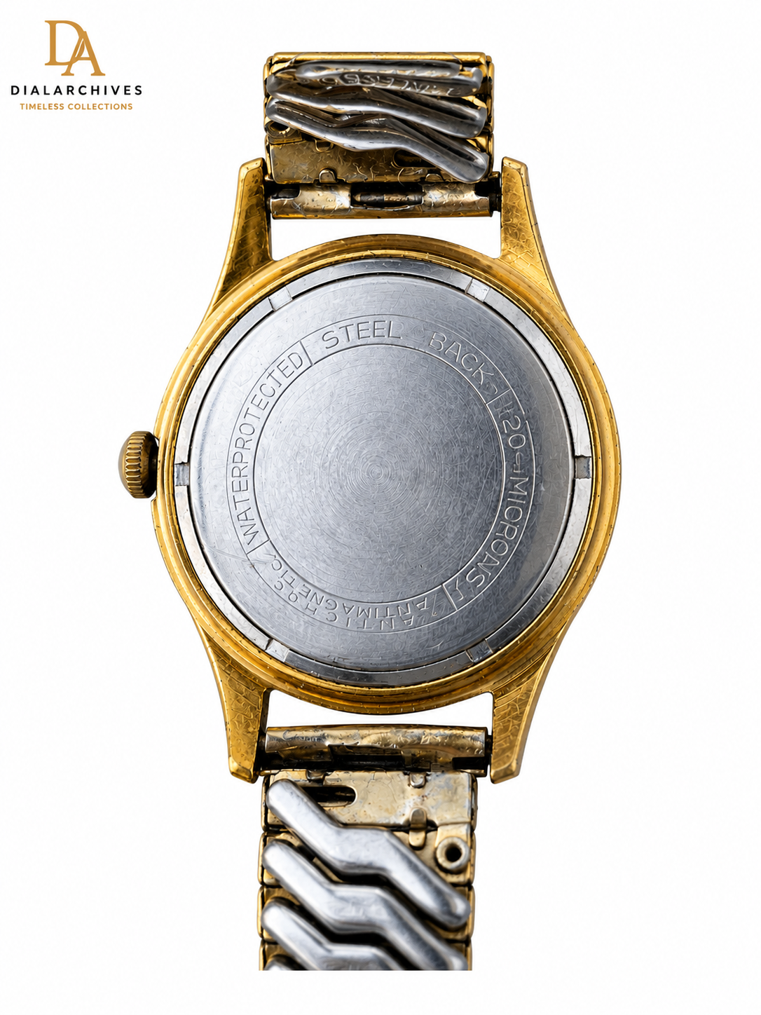 Vintage Bifora 17 Jewels Mechanical Gold-Tone Watch – Shock Resistant