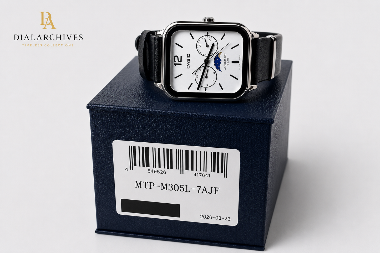 Casio MTP-M305L-7AJF Moonphase Watch