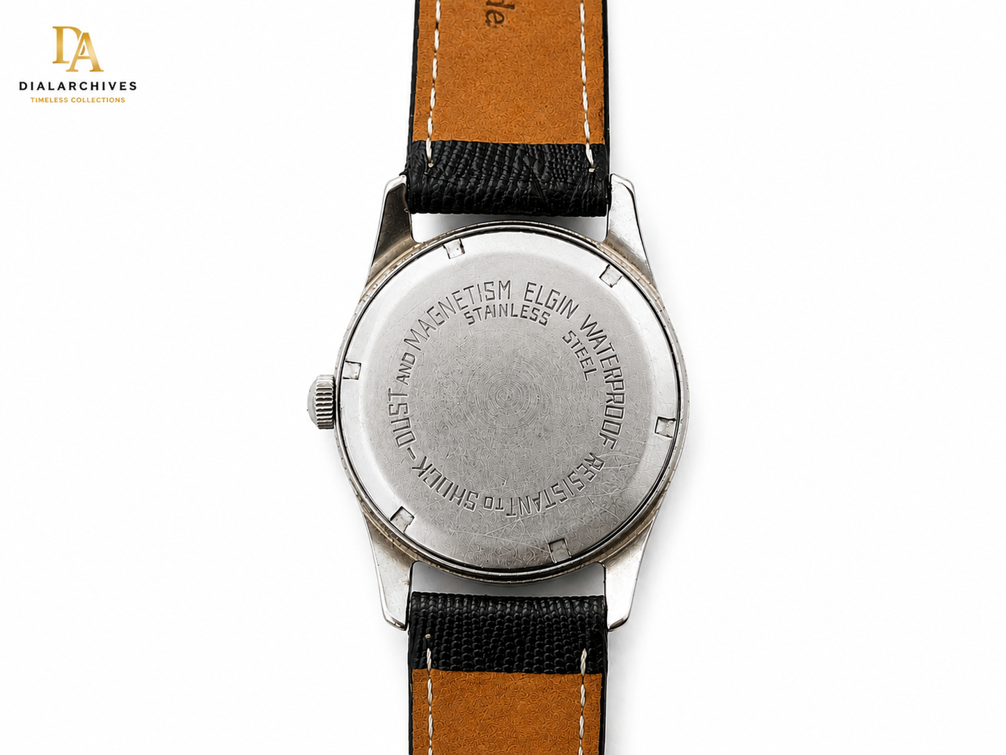 Vintage Elgin Sportsman 17 Jewels Manual-Wind Men’s Watch – Stainless Steel