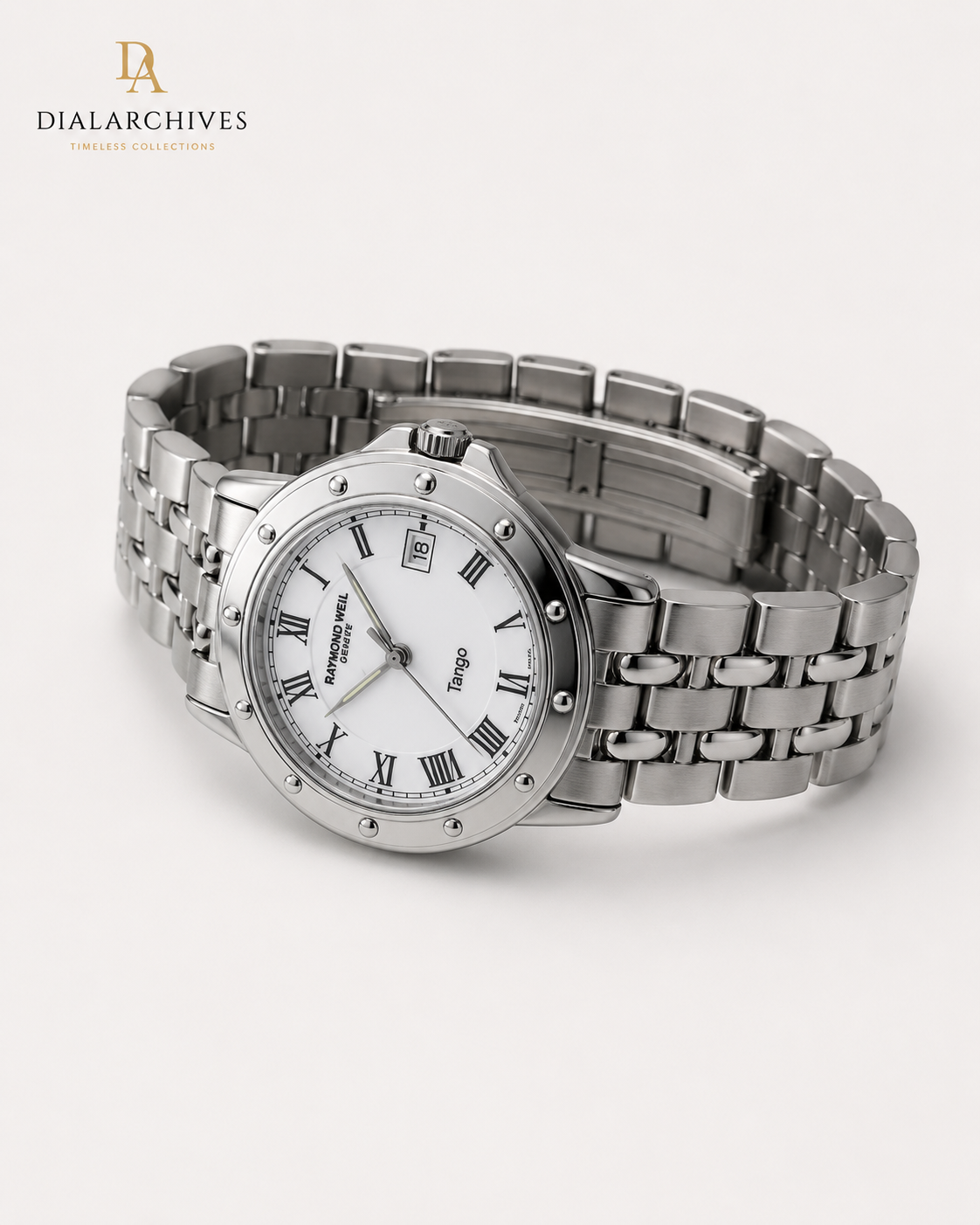 Raymond Weil Tango 5590 Swiss Quartz Watch | Box, Booklet & Extra Links