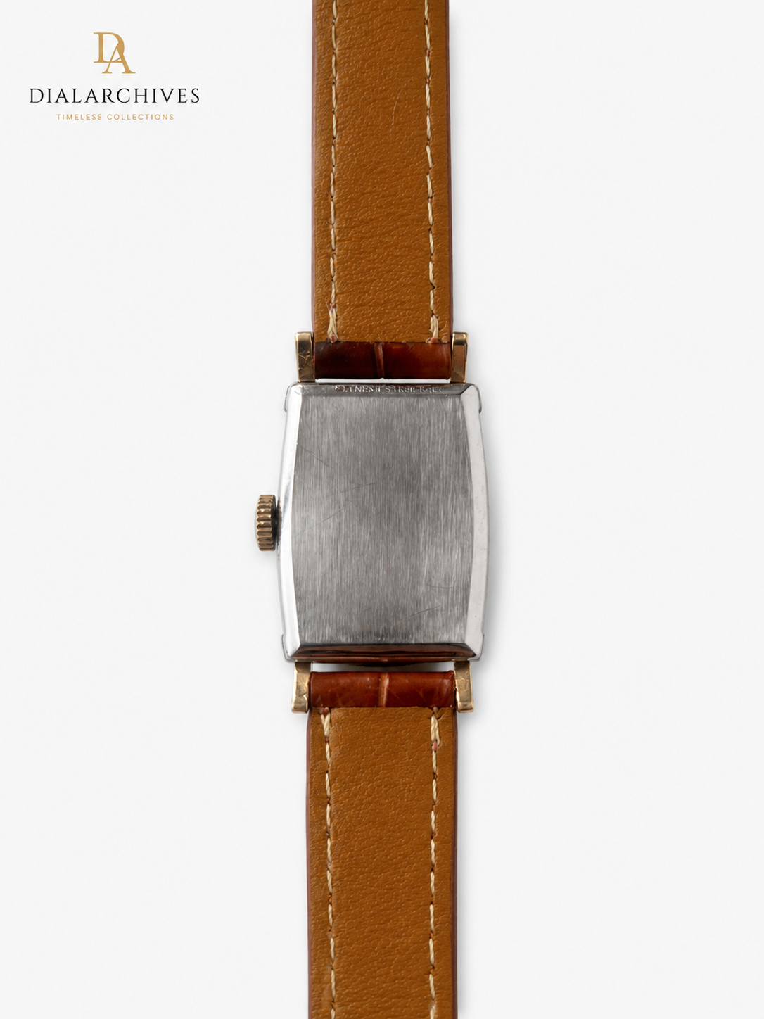 Vintage Wittnauer Tank-Style Mechanical Watch — Working