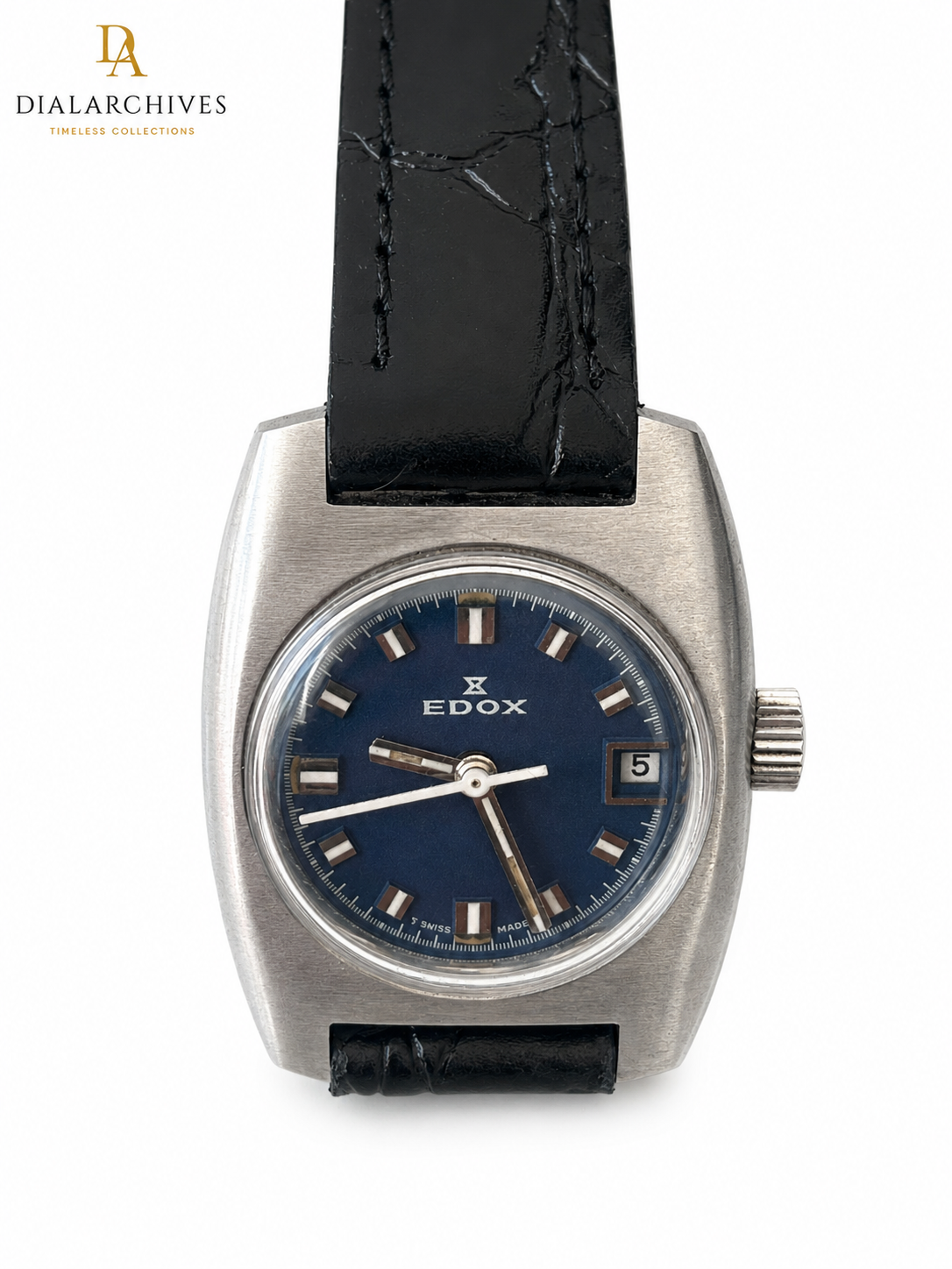 Edox Bluebird Vintage Automatic His & Hers Set – Swiss Made, Original Box & Papers