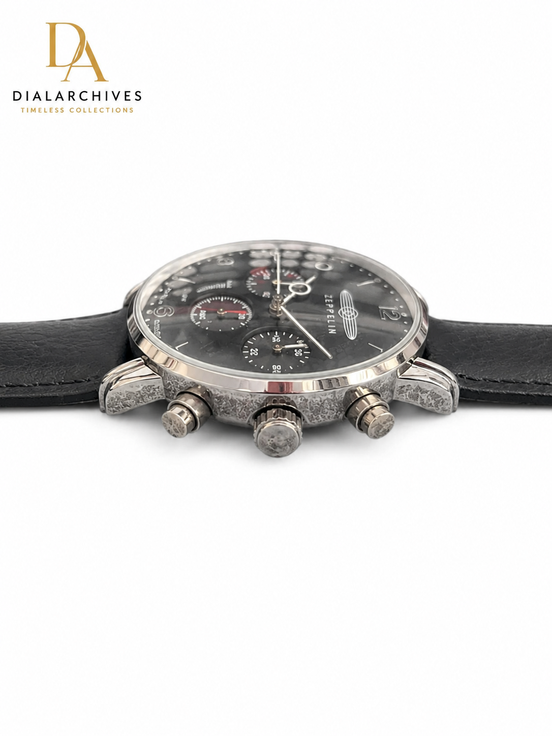 Zeppelin 100 Jahre Ref. 7580-2 German Chronograph Watch – Black Dial