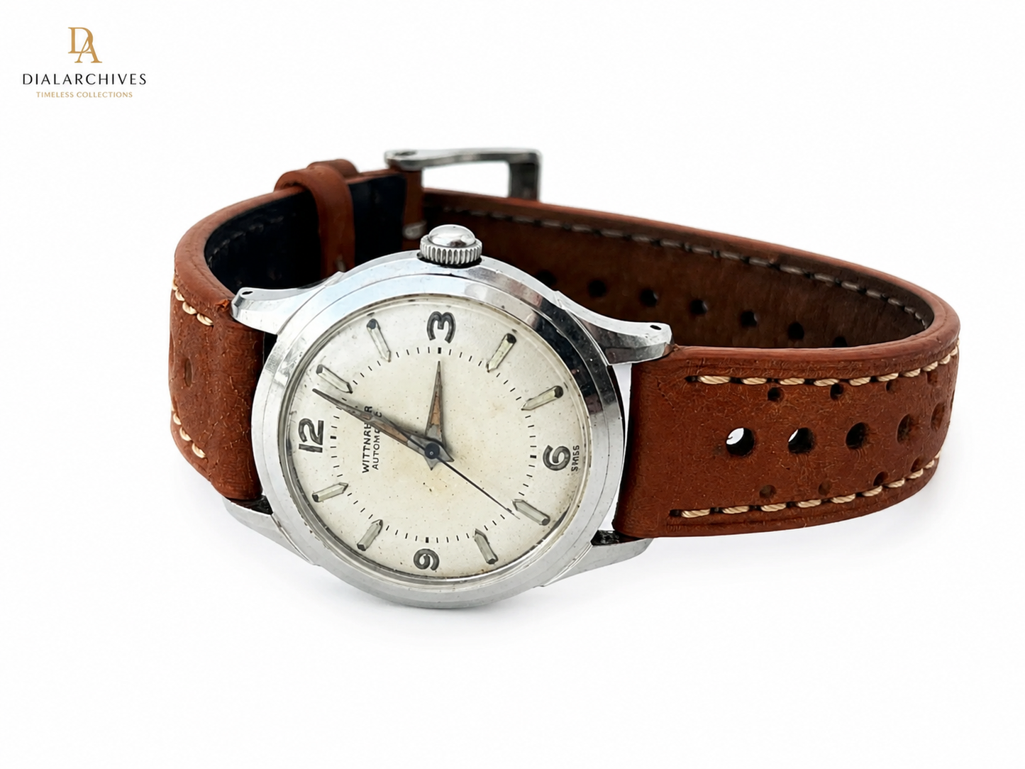 Vintage Wittnauer Automatic Swiss Watch – Cream Dial