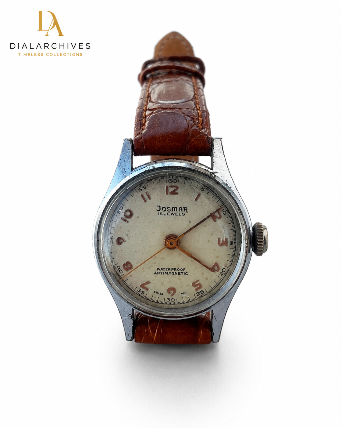Vintage Josmar 15 Jewels Swiss Made Manual Wind Watch