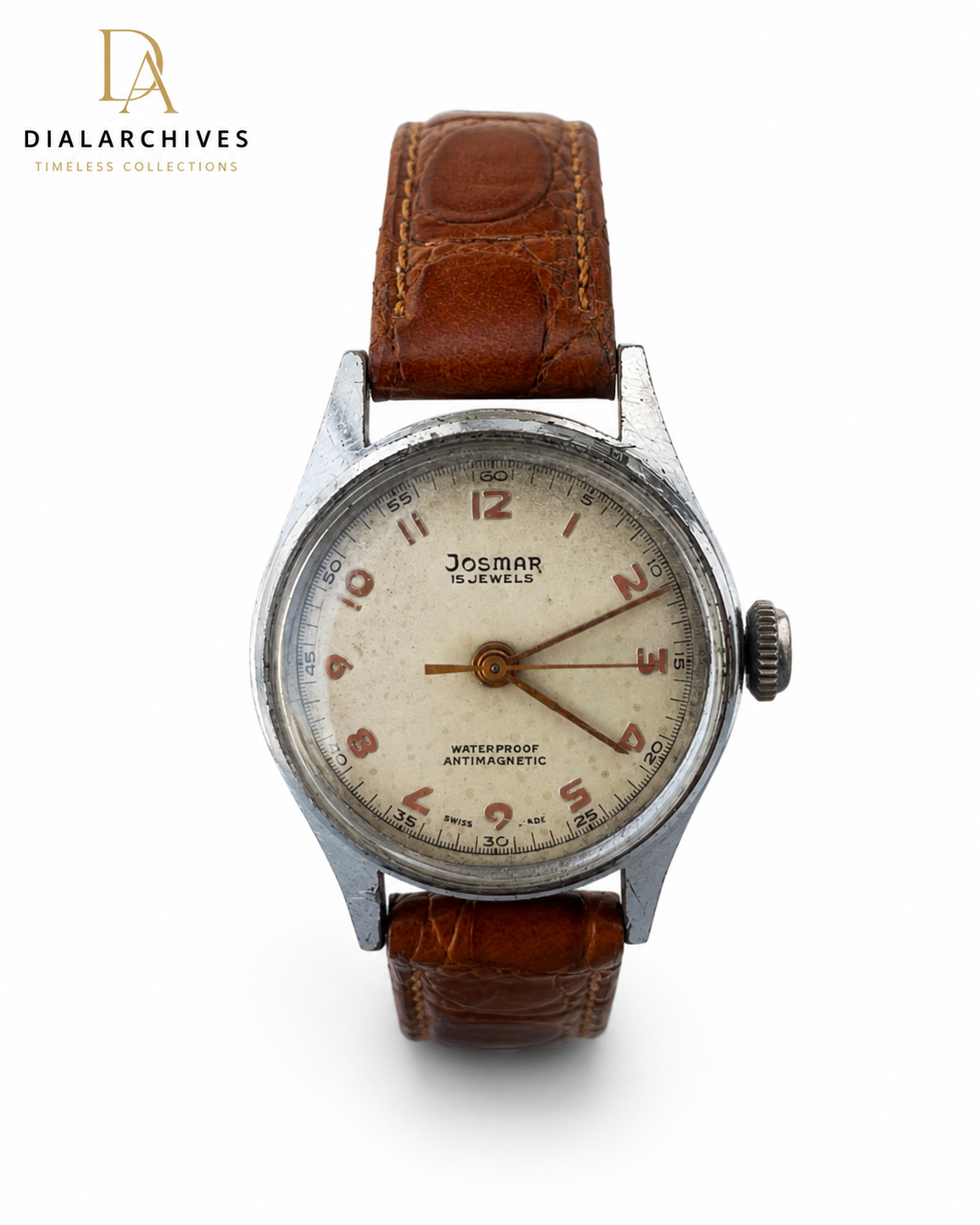 Vintage Josmar 15 Jewels Swiss Made Manual Wind Watch
