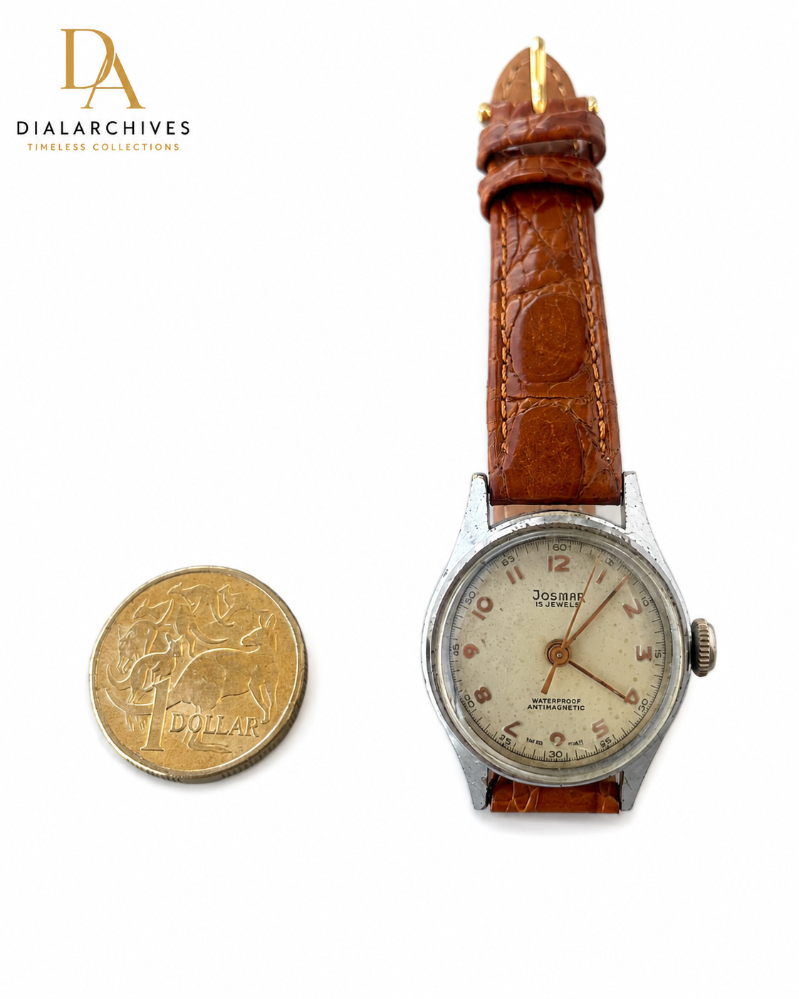 Vintage Josmar 15 Jewels Swiss Made Manual Wind Watch