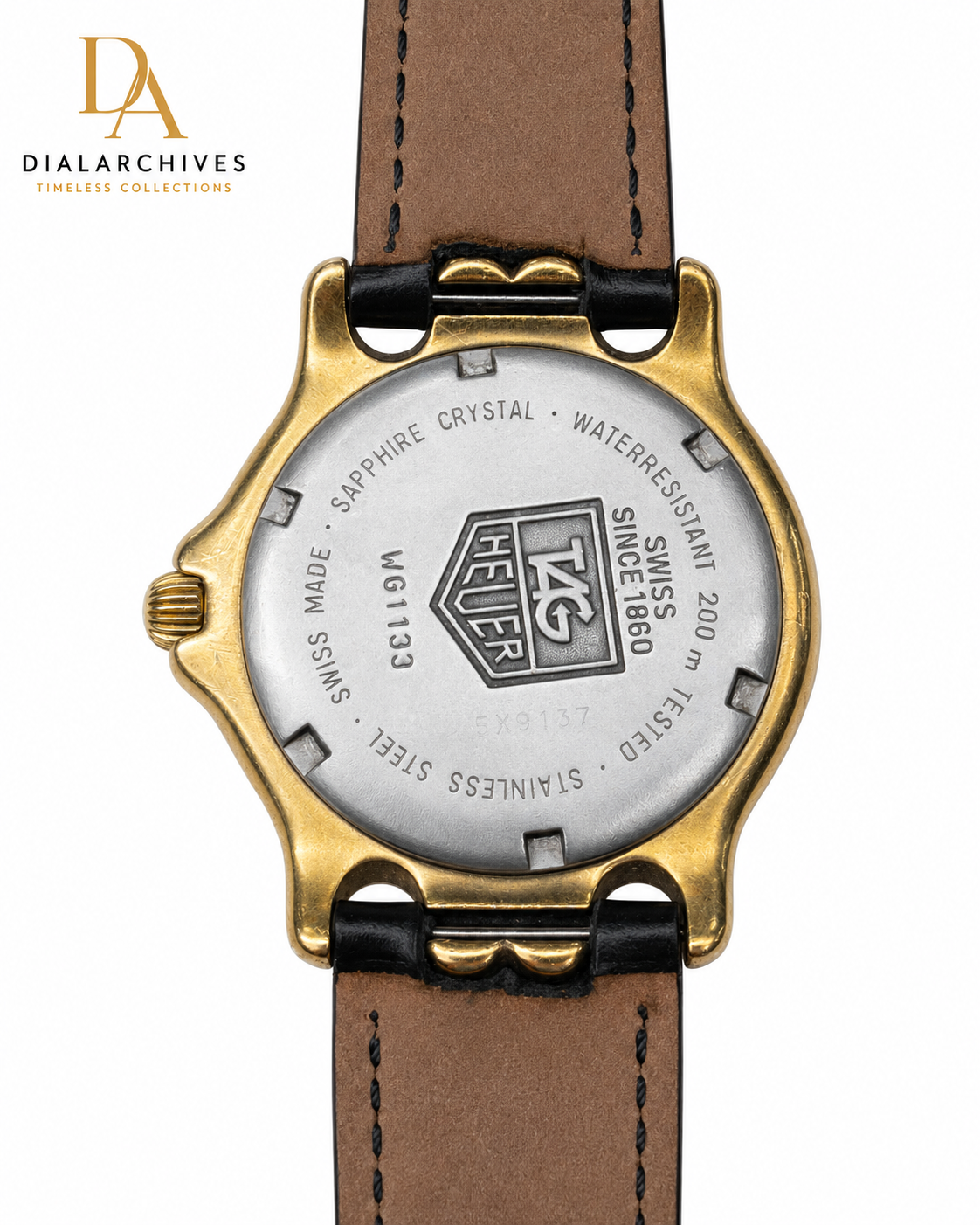 Vintage TAG Heuer Professional 200M Gold-Tone Quartz Watch – Swiss Made