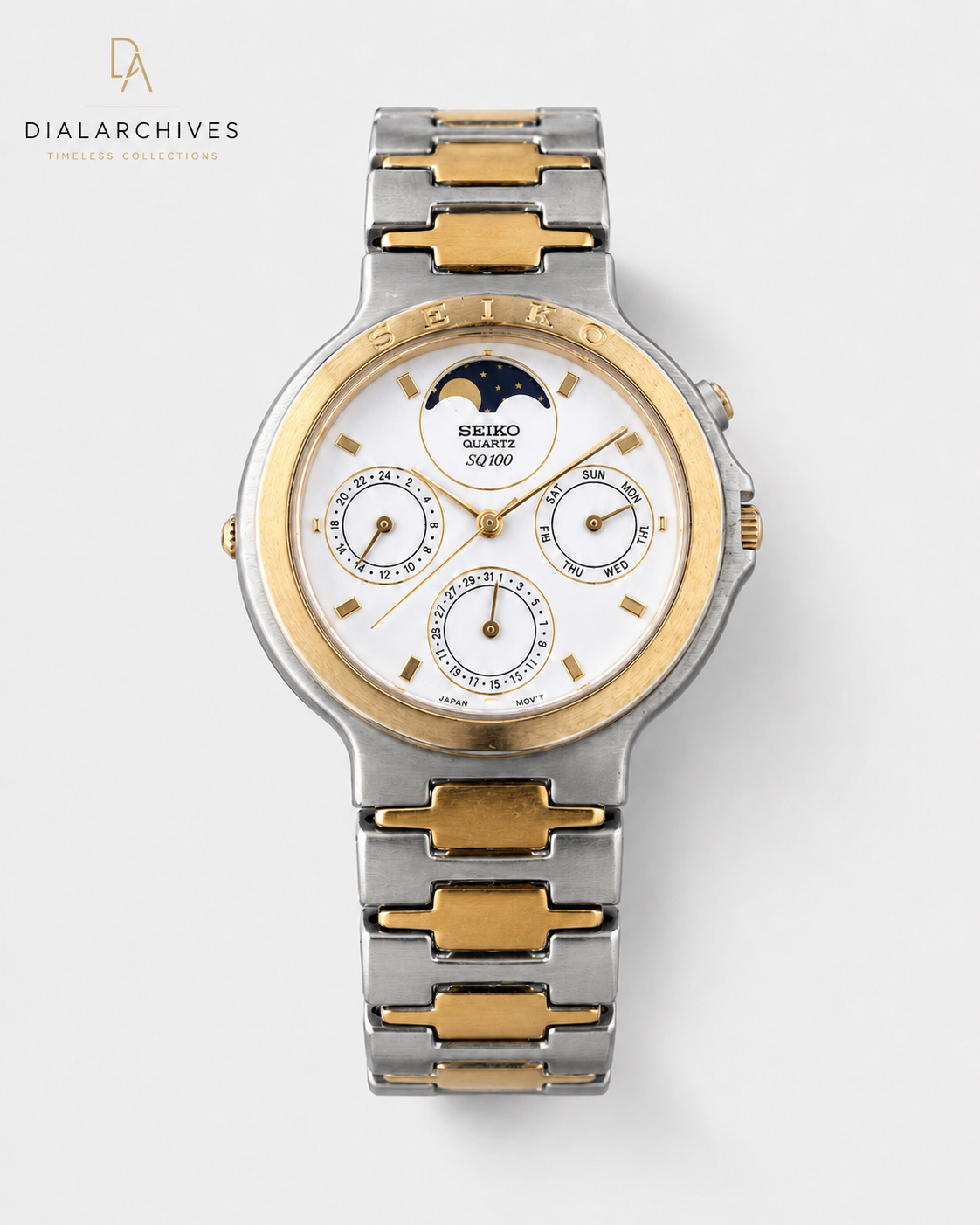 Seiko SQ100 Moonphase Quartz